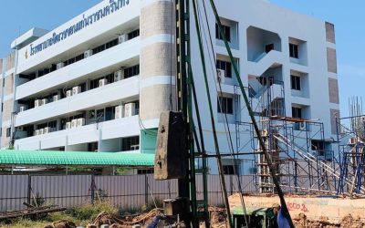 งานโครงการก่อสร้างงานวางถังบำบัด ณ โรงพยาบาลจิตเวชราชนครินทร์